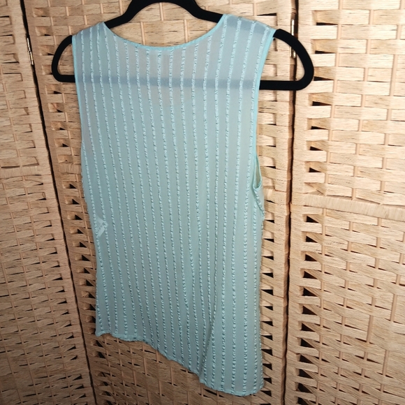 Escada Silk Sheer Women's Sleeveless Top - Light Green 36 - Picture 8 of 10
